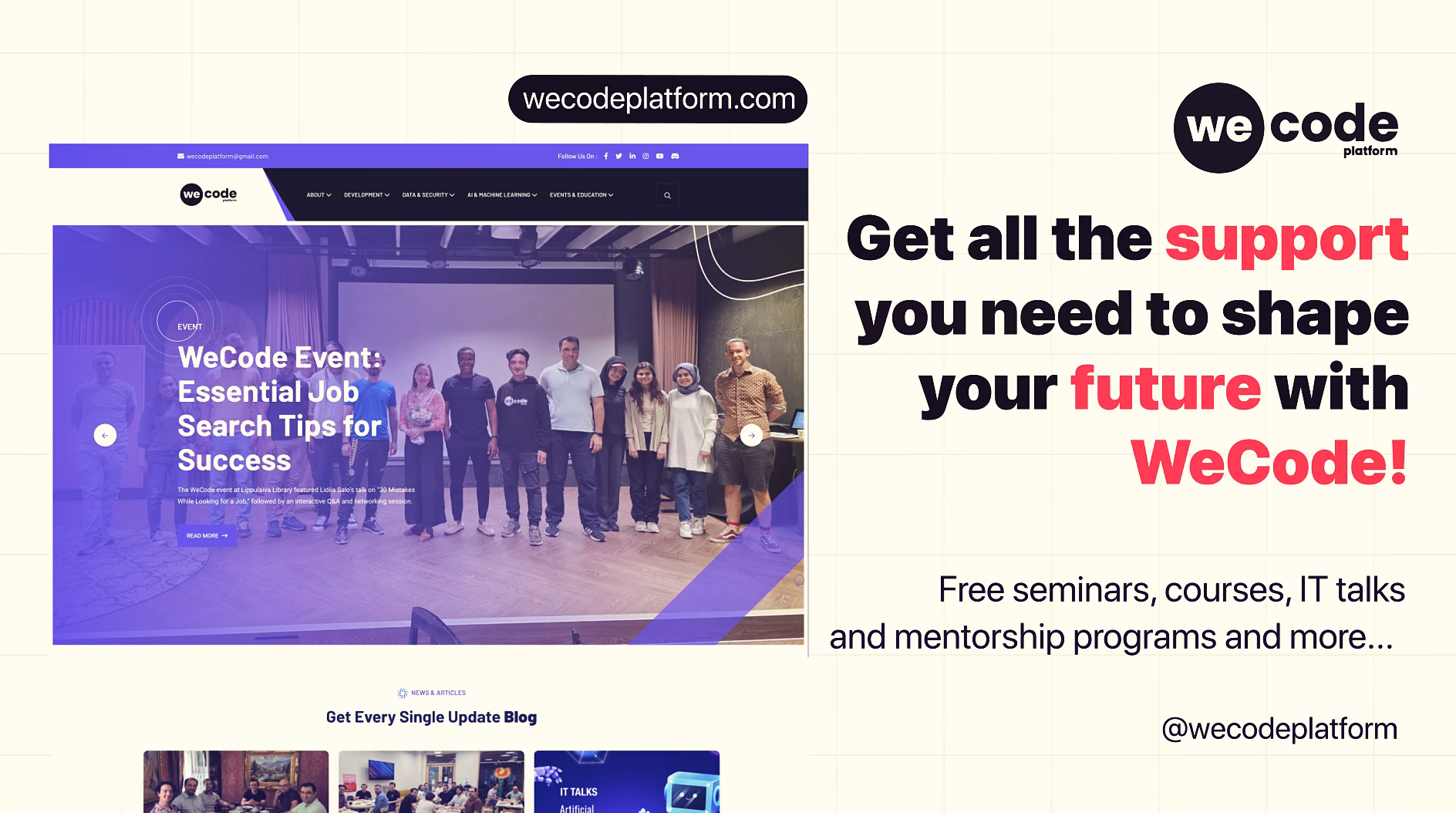 WeCode presentation frame 16