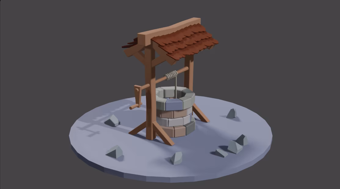 Small Rustic Building 3D Model content image 1